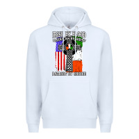 White irish by blood american Premium Hoodie - artisFamous