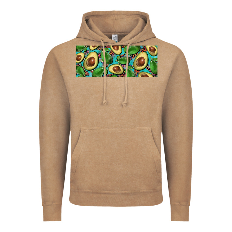 Avacado With Turquoise And Leopard Background 11 Oz Mug Vintage Hoodie by BarkalooDesign | Teevron