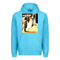Ocean Blue jonathan bailey dancing Premium Hoodie - artisFamous