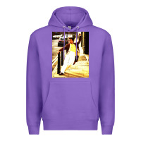 Purple jonathan bailey dancing Premium Hoodie - artisFamous