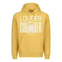 Antique Gold louder with crowder Premium Hoodie - artisFamous