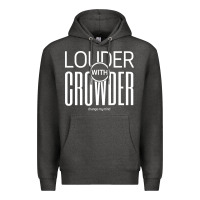 Charcoal Heather louder with crowder Premium Hoodie - artisFamous