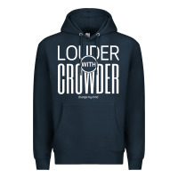 Navy louder with crowder Premium Hoodie - artisFamous