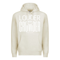 Oatmeal Heather louder with crowder Premium Hoodie - artisFamous