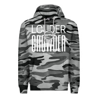 Slate Camo louder with crowder Premium Hoodie - artisFamous