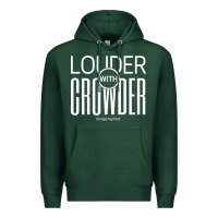 Sports Green louder with crowder Premium Hoodie - artisFamous