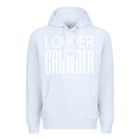 White louder with crowder Premium Hoodie - artisFamous