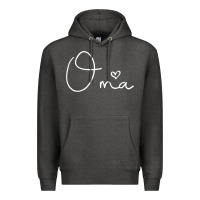 Charcoal Heather oma gift for women mother's day gifts for grandma t shirt Premium Hoodie - artisFamous