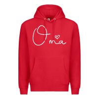 Red oma gift for women mother's day gifts for grandma t shirt Premium Hoodie - artisFamous