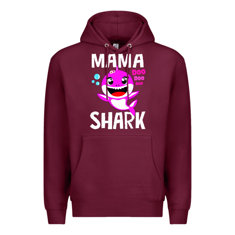 Mama Shark Doo Doo Shirt Premium Hoodie by artisFamous | Teevron