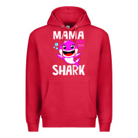 Cardinal mama shark doo doo shirt Premium Hoodie - artisFamous