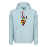 Blue Mist mushroom Premium Hoodie - artisFamous