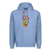 Colony Blue mushroom Premium Hoodie - artisFamous