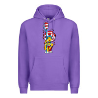 Purple mushroom Premium Hoodie - artisFamous
