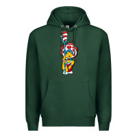 Sports Green mushroom Premium Hoodie - artisFamous