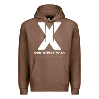 Chestnut x gon' give it to ya d.m.x t shirt Premium Hoodie - artisFamous