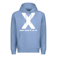 Colony Blue x gon' give it to ya d.m.x t shirt Premium Hoodie - artisFamous