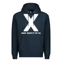 Navy x gon' give it to ya d.m.x t shirt Premium Hoodie - artisFamous