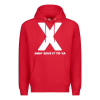 Red x gon' give it to ya d.m.x t shirt Premium Hoodie - artisFamous