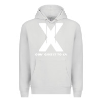 Dove Grey x gon' give it to ya d.m.x t shirt Premium Hoodie - artisFamous