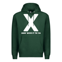 Sports Green x gon' give it to ya d.m.x t shirt Premium Hoodie - artisFamous