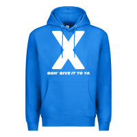 True Royal x gon' give it to ya d.m.x t shirt Premium Hoodie - artisFamous