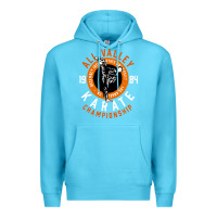 Ocean Blue old school all valley karate championship retro Premium Hoodie - artisFamous