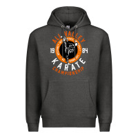 Charcoal Heather old school all valley karate championship retro Premium Hoodie - artisFamous