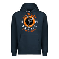 Navy old school all valley karate championship retro Premium Hoodie - artisFamous