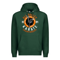 Sports Green old school all valley karate championship retro Premium Hoodie - artisFamous