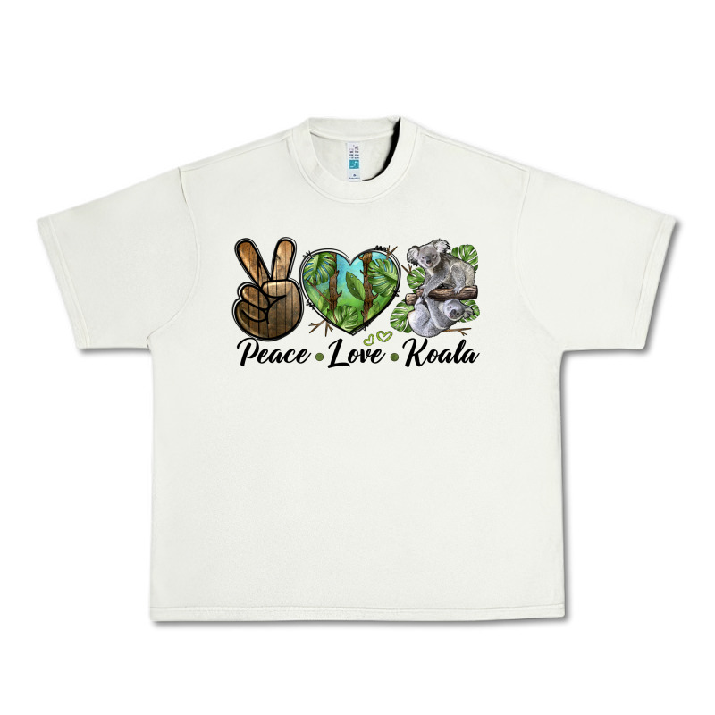 Peace Love Koala Urban Heavy Tee by LillyAllenDesigns | Teevron