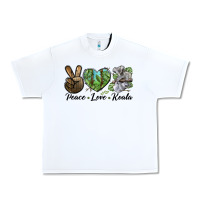 White peace love koala Urban Heavy Tee - LillyAllenDesigns