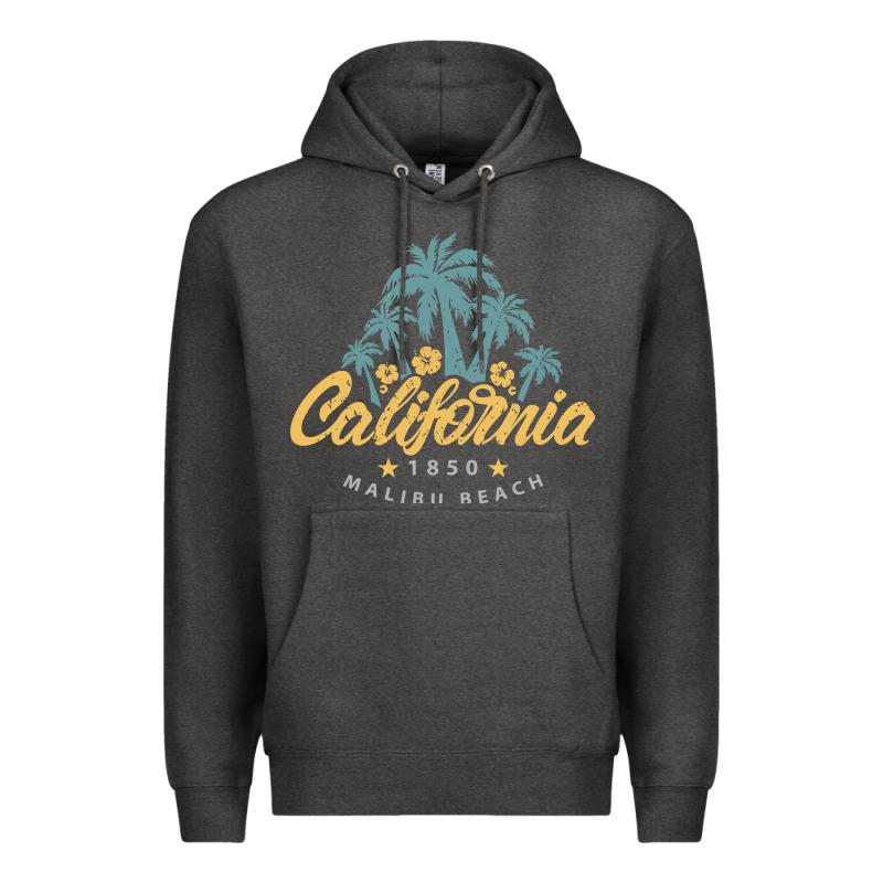 California Malibu Beach Premium Hoodie by artisFamous | Teevron