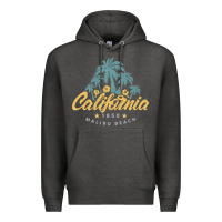 Charcoal Heather california malibu beach Premium Hoodie - artisFamous