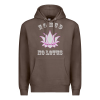 Coffee no mud no lotus tee buddha buddhist yoga Premium Hoodie - artisFamous
