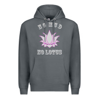 Rock no mud no lotus tee buddha buddhist yoga Premium Hoodie - artisFamous