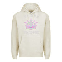 Oatmeal Heather no mud no lotus tee buddha buddhist yoga Premium Hoodie - artisFamous