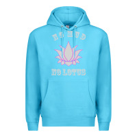 Ocean Blue no mud no lotus tee buddha buddhist yoga Premium Hoodie - artisFamous