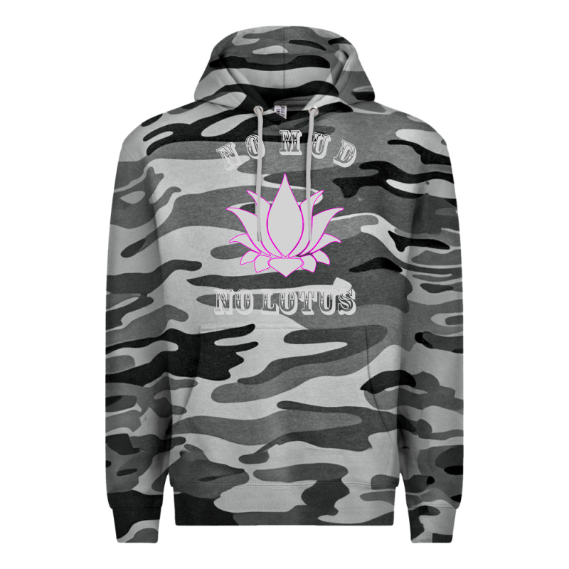 No Mud No Lotus Tee Buddha Buddhist Yoga Premium Hoodie by artisFamous | Teevron