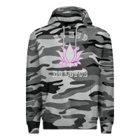 Slate Camo no mud no lotus tee buddha buddhist yoga Premium Hoodie - artisFamous