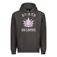 Smoke no mud no lotus tee buddha buddhist yoga Premium Hoodie - artisFamous