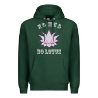 Sports Green no mud no lotus tee buddha buddhist yoga Premium Hoodie - artisFamous