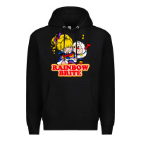 Black rainbow brite Premium Hoodie - artisFamous