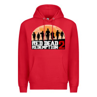Red red dead redemption Premium Hoodie - artisFamous