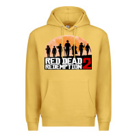 Antique Gold red dead redemption Premium Hoodie - artisFamous
