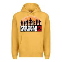 Mustard red dead redemption Premium Hoodie - artisFamous