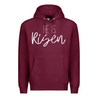 Burgundy easter religious bible verse Premium Hoodie - artisFamous