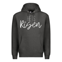 Charcoal Heather easter religious bible verse Premium Hoodie - artisFamous