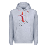 Heather Grey rf federer Premium Hoodie - artisFamous