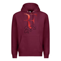 Burgundy rf federer Premium Hoodie - artisFamous